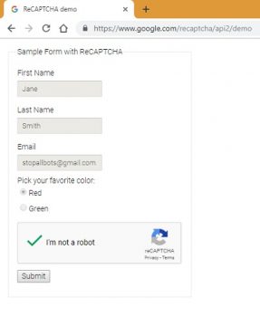 recaptcha bypass vpn